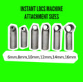 Instant Loc Machine AUTOMATIC Dreadlock Machine Loc Extensions Maker for Dreadlocks Dreads Locs Tools Loctician Gift 6 Size Attachments BAG