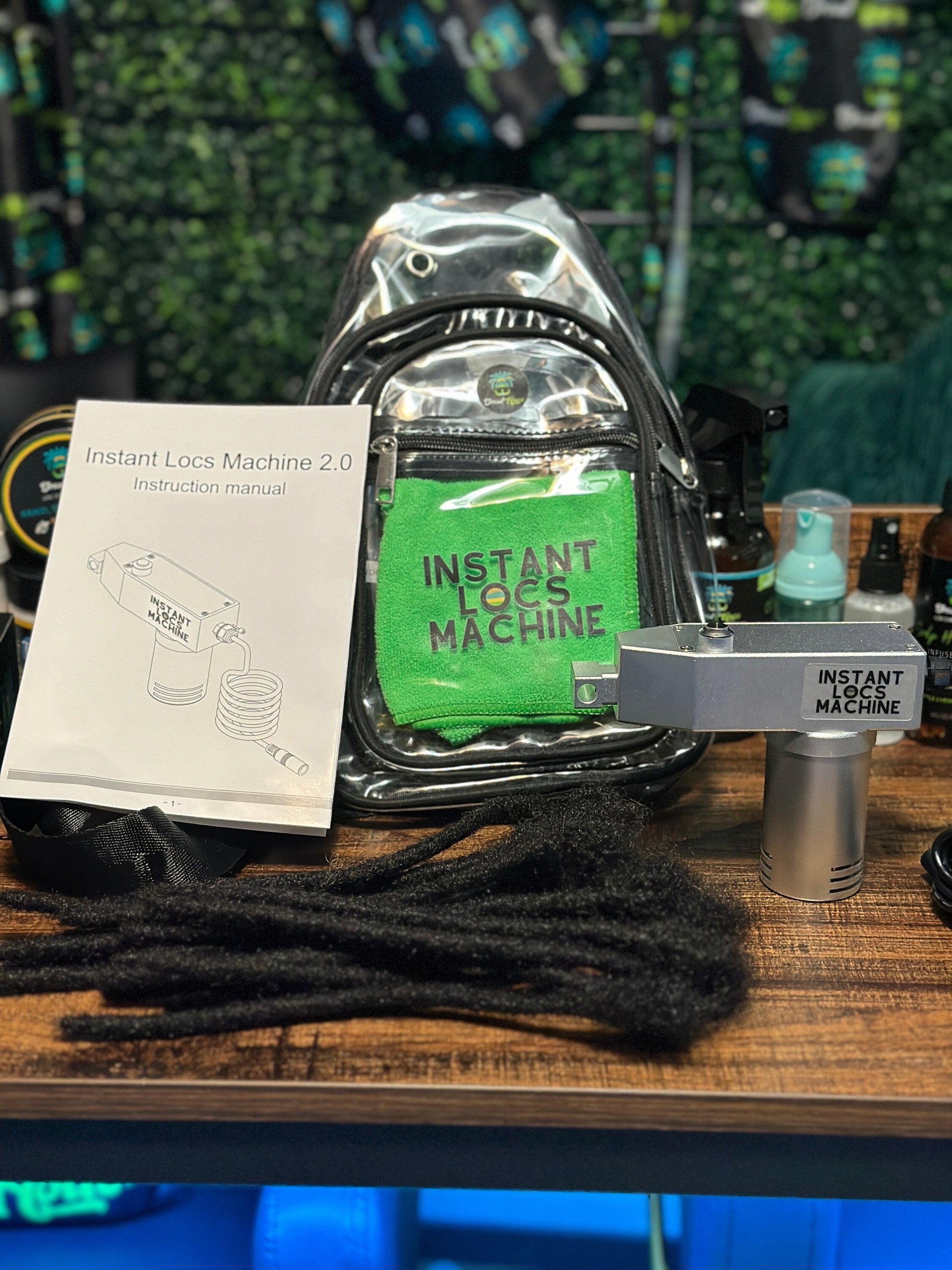 New Instant Locs Machine 2.0 Instant Loc Machine Upgraded Dreadlock Machine Loc Extensions Dreadlock Extensions Dreadlock Machine + Bag